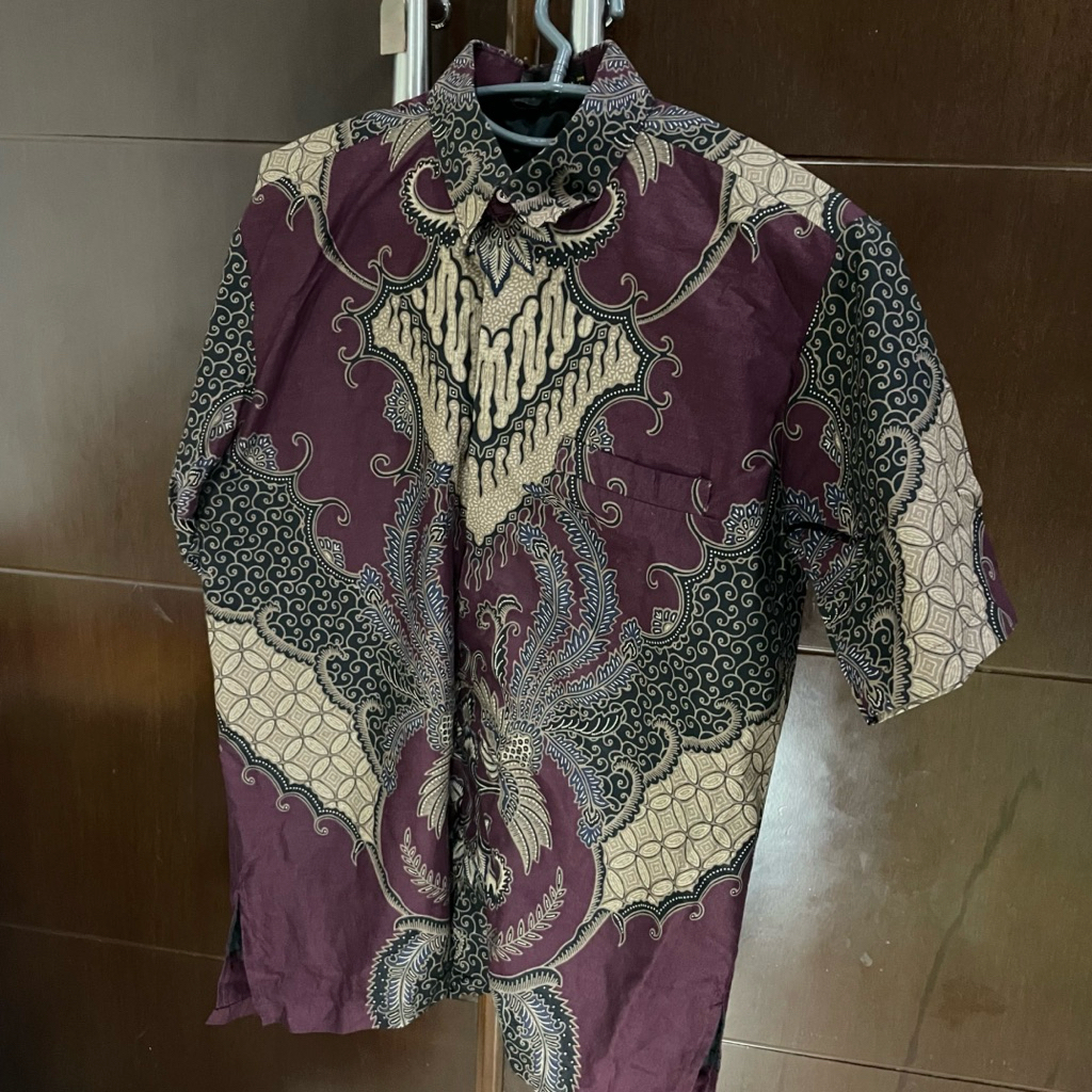 Batik Ayman Size L Maroon / Burgundy / Merah
