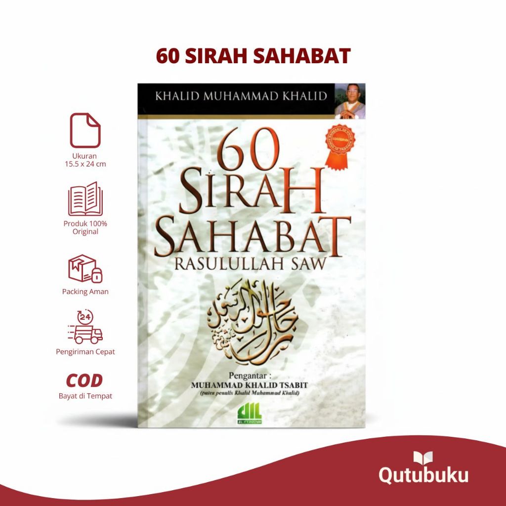 Buku 60 Sirah Sahabat Nabi - Hardcover Original Al-I’tishom | Kisah Teladan & Sejarah Islam