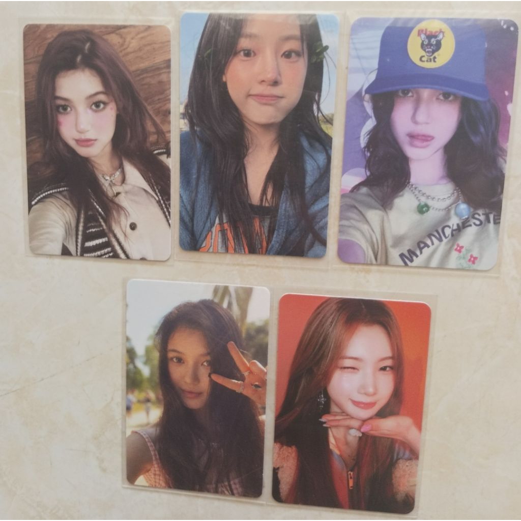 (WAJIB CO PACK) PHOTOCARD MINJI CIMOL NEWJEANS HOW SWEET LINE FRIENDS SET