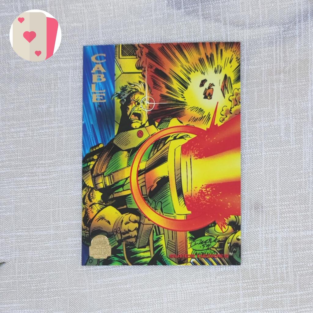Kartu Marvel Universe Cable Super Heroes 1994 #94