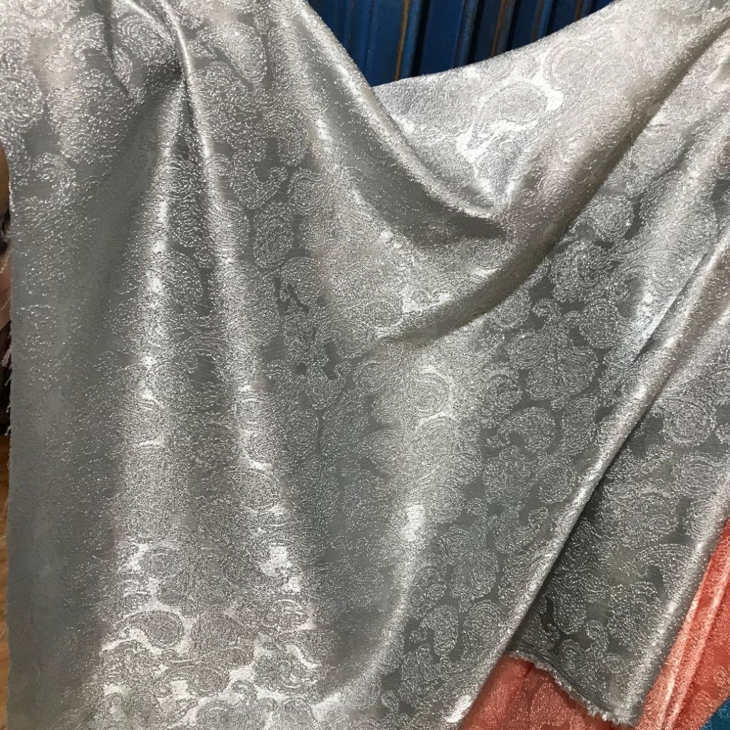 Kain Jaguar - kain jaguar gliter - kain jacquard - kain jaguar embos - kain gamis jaguar abu