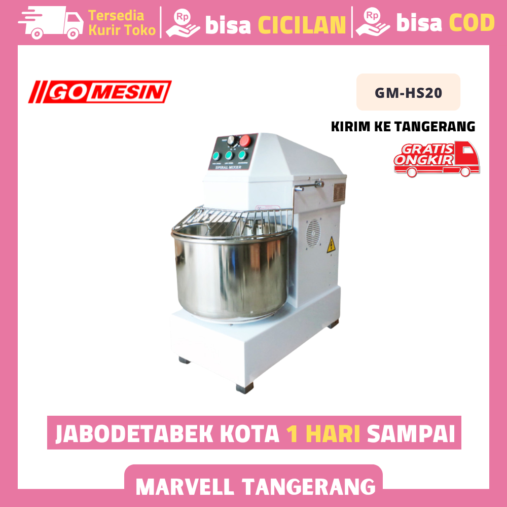 Spiral Mixer 20 Liter Getra Lb20 Lb 20 Mixer Spiral Roti 20 Liter Garansi Resmi