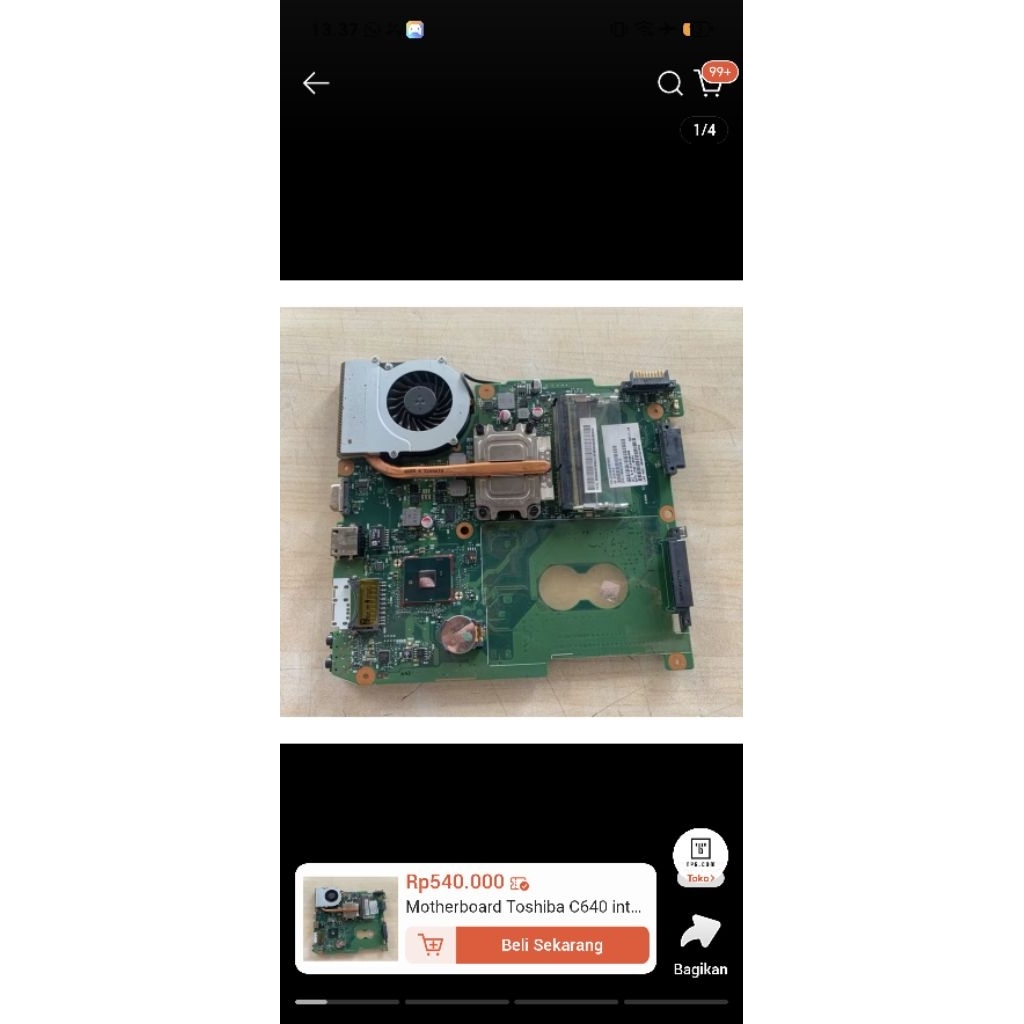 mobo mainboard toshiba c640