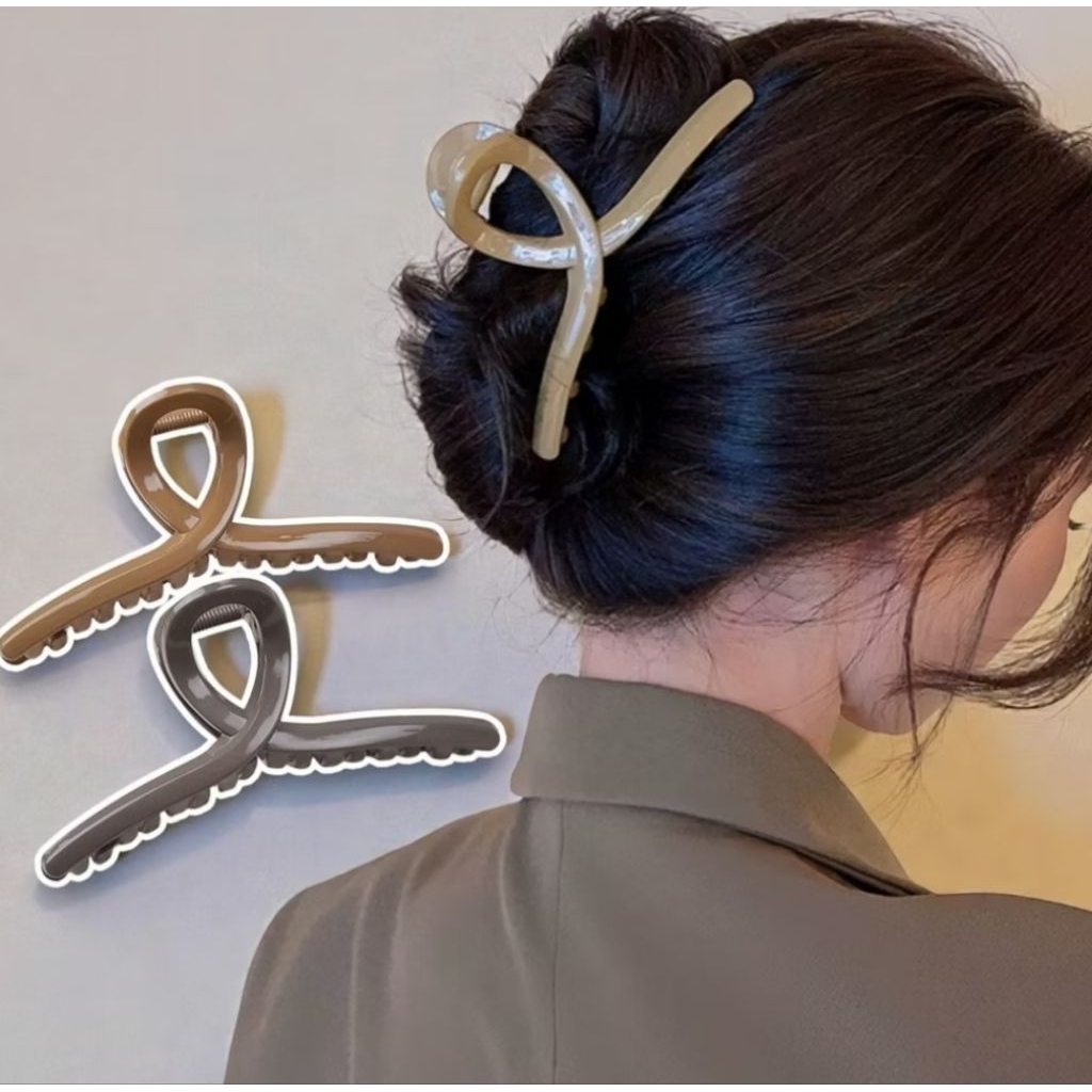 JEPIT RAMBUT SALON GLOSSY PREMIUM 11CM / JEDAI SALON GLOSSY KOREAN MIX