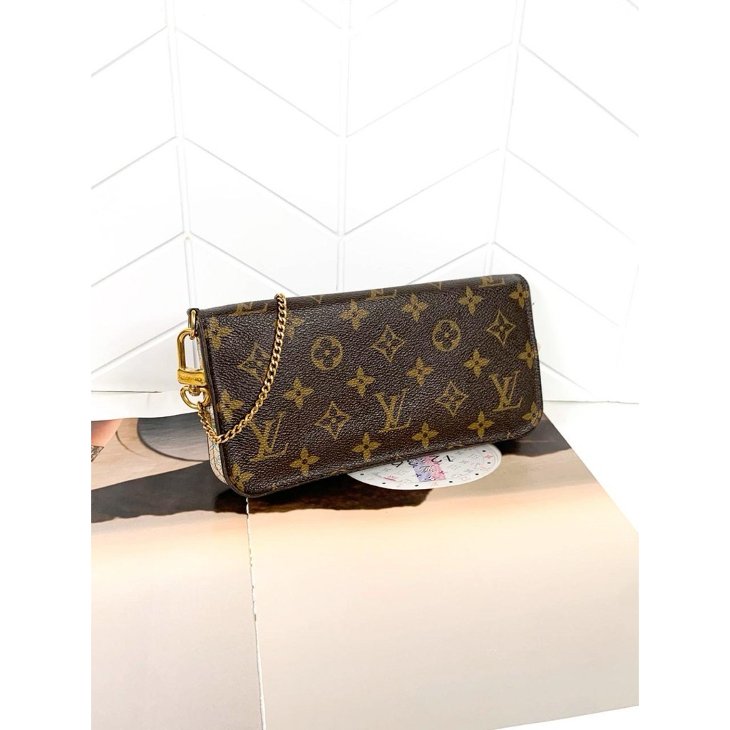 (PRELOVED) LV Monogram Fleuri Insolite Long Wallet GHW 2010