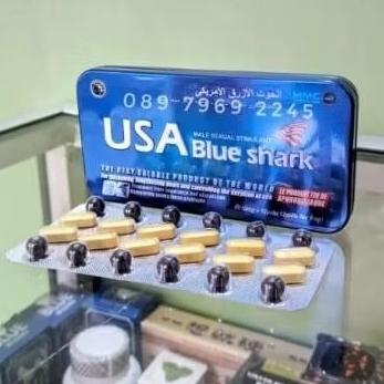 READY BLUE SHARK USA ORIGINAL SUPLEMEN KUAT PRIA ASLI