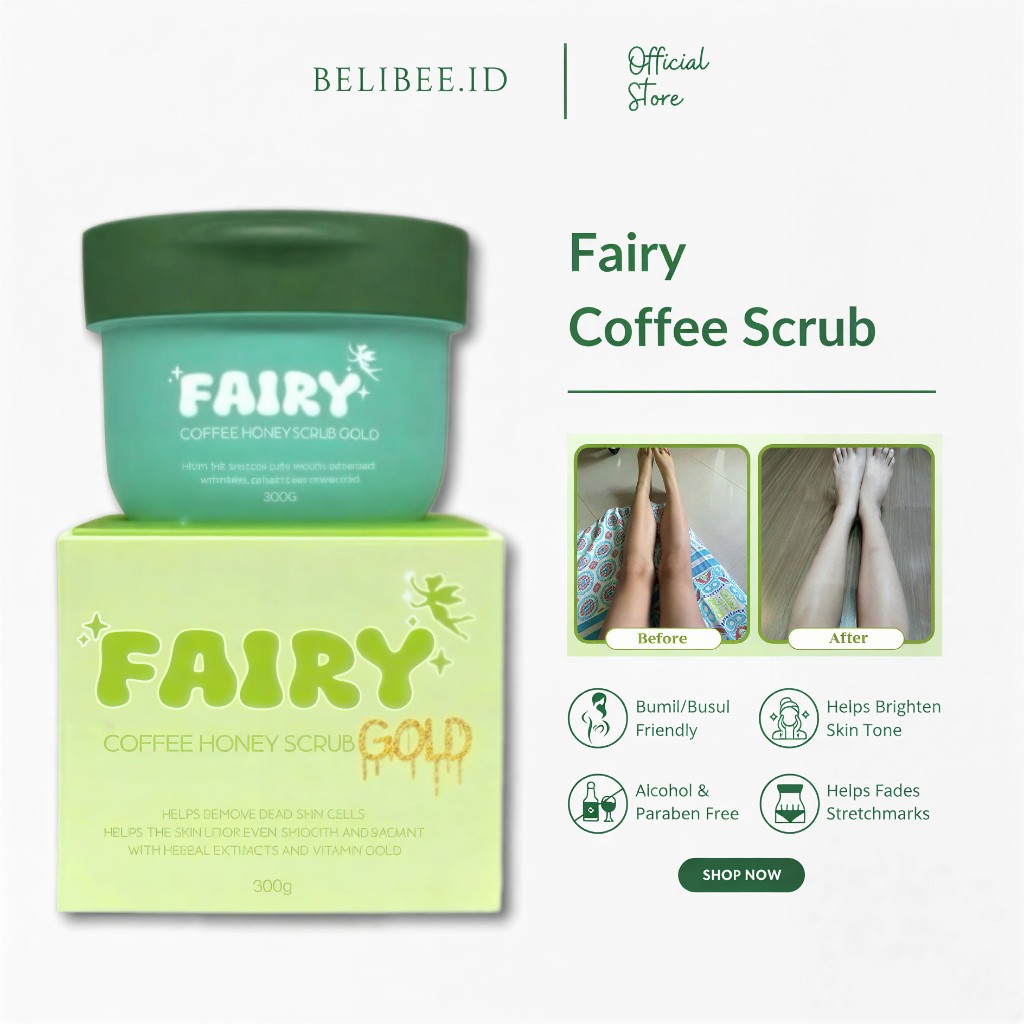 Fairy Scrub Thailand - Body Scrub - Mencerahkan Kulit - Hilangkan Daki - Body Care
