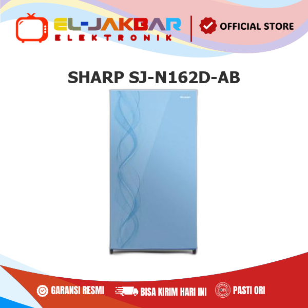 SHARP SJ-N162D-AB  Kulkas 1 Pintu Kirei III 133L N162D  SJN162DAB SJ-N162D