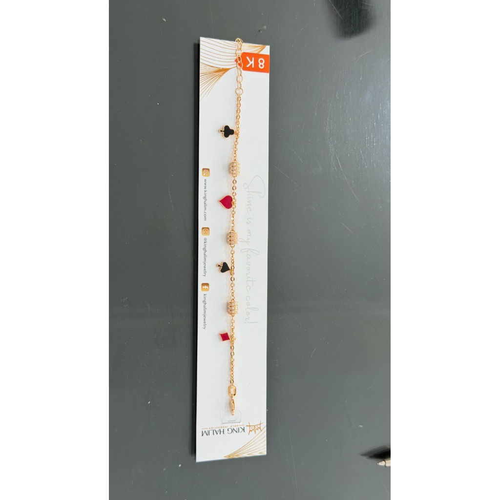 gelang JUNTAI CATUR LOVE WARNA 8k Toko mas murni Kedungwaringin