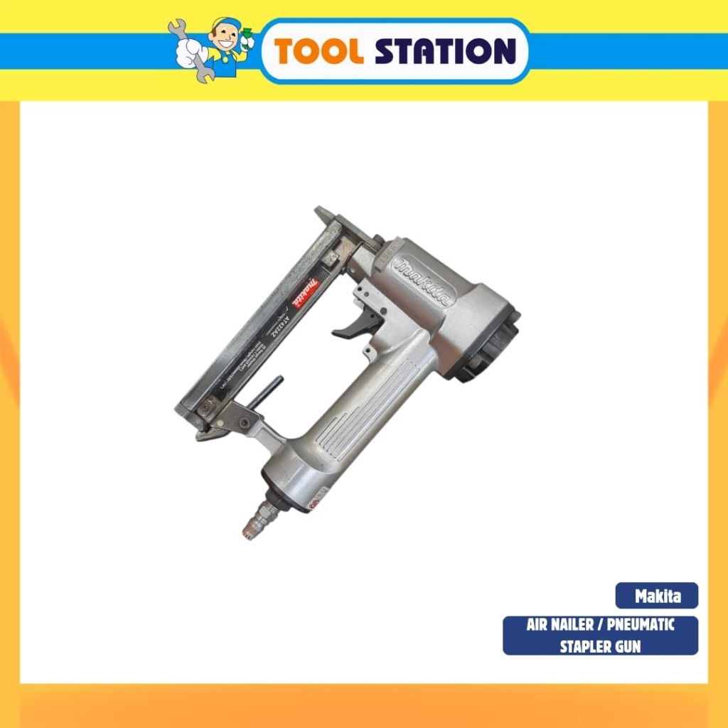 Mesin Air Nailer Makita Staples Gun AT422 AZ Nail Gun