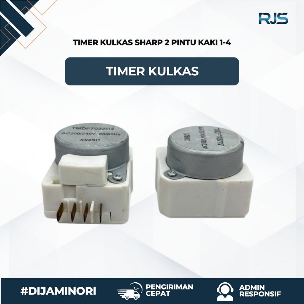 Timer Kulkas Sharp 2 Pintu kaki 1-4