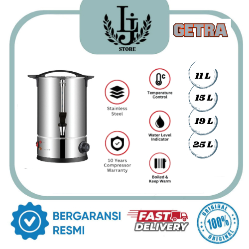 Water Boiler Getra WB-12SC/WB-15SC/WB-20SC/WB-25SC Pemanas Air Getra