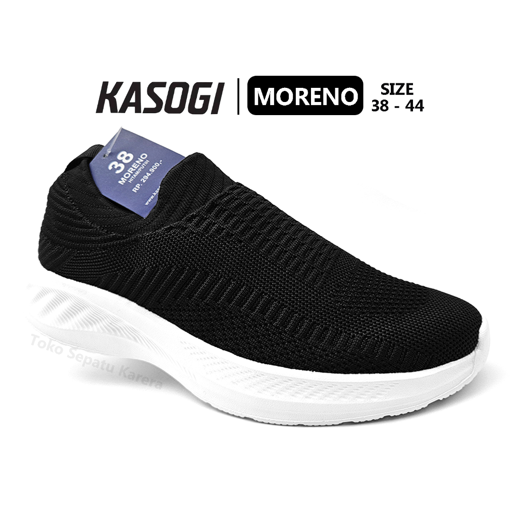 Sepatu Anak Remaja Laki Laki – Sepatu Pria Dewasa – KASOGI – MORENO – Size 38-44– Sneakers – Slip On