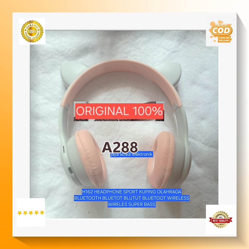 A288 HEADPHONE BLUETOOTH H162 HEADPHONE SPORT KUPING OLAHRAGA BLUETOOTH BLUETOT BLUTUT BLUETOOT WIRE