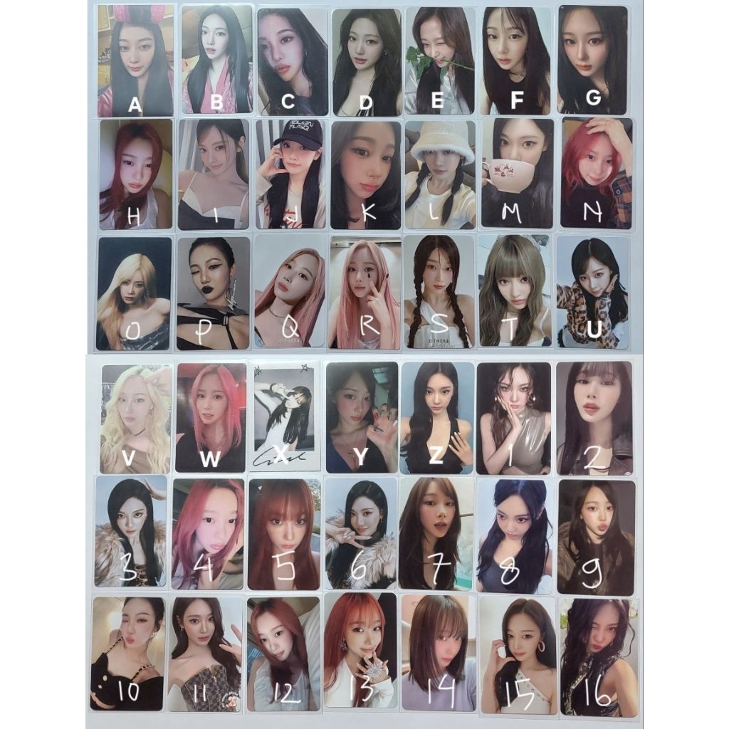 [BACA DESKRIPSI] Photocard AESPA ningning giselle armageddon qq pinkselle drama either&l whiplash kt