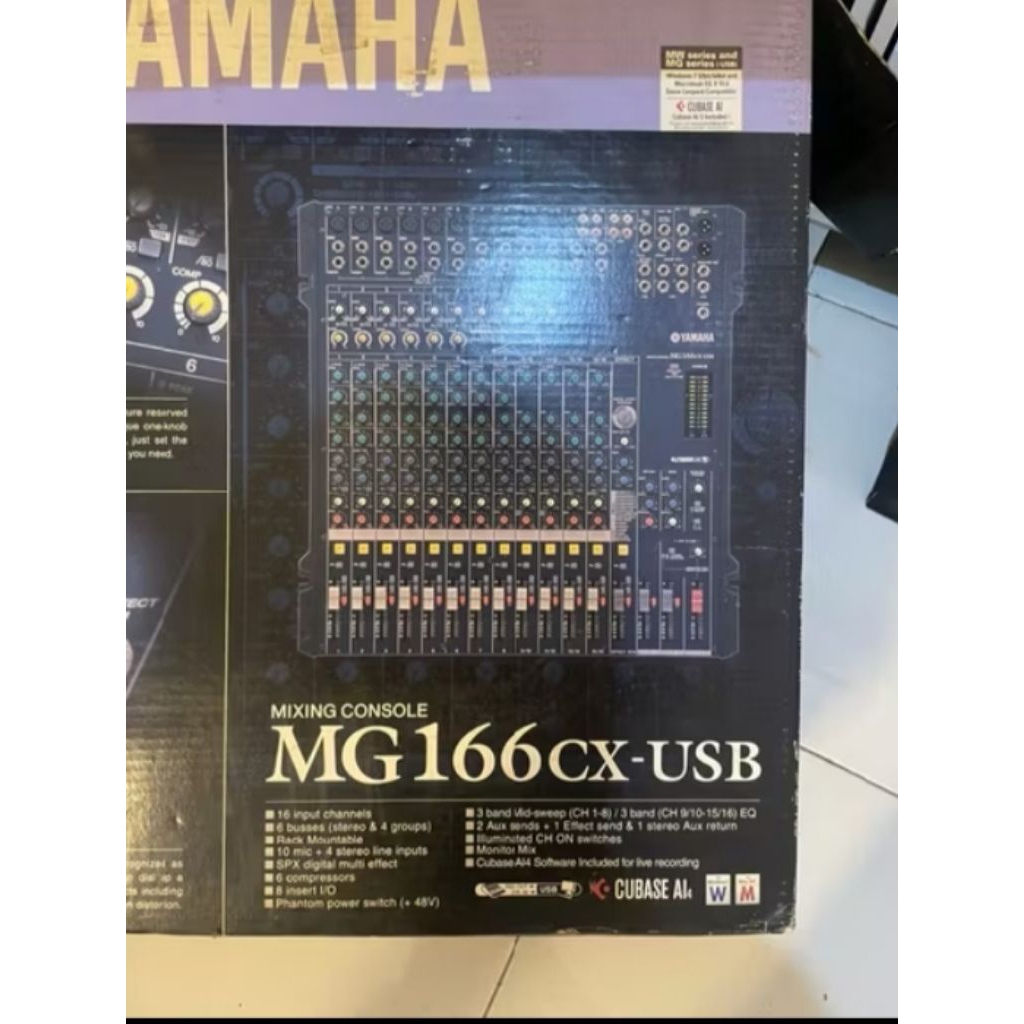 Mixer Yamaha mg166cx original Indonesia Raya bekas berkualitas