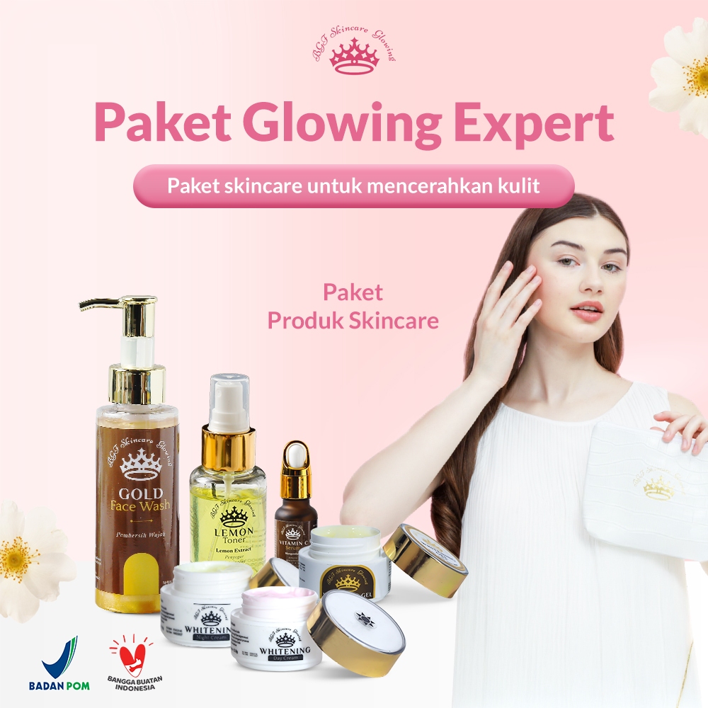 Beauty Glow Farma - Paket Glowing Expert | Paket Skincare Merawat dan Mencerahkan Kulit Wajah