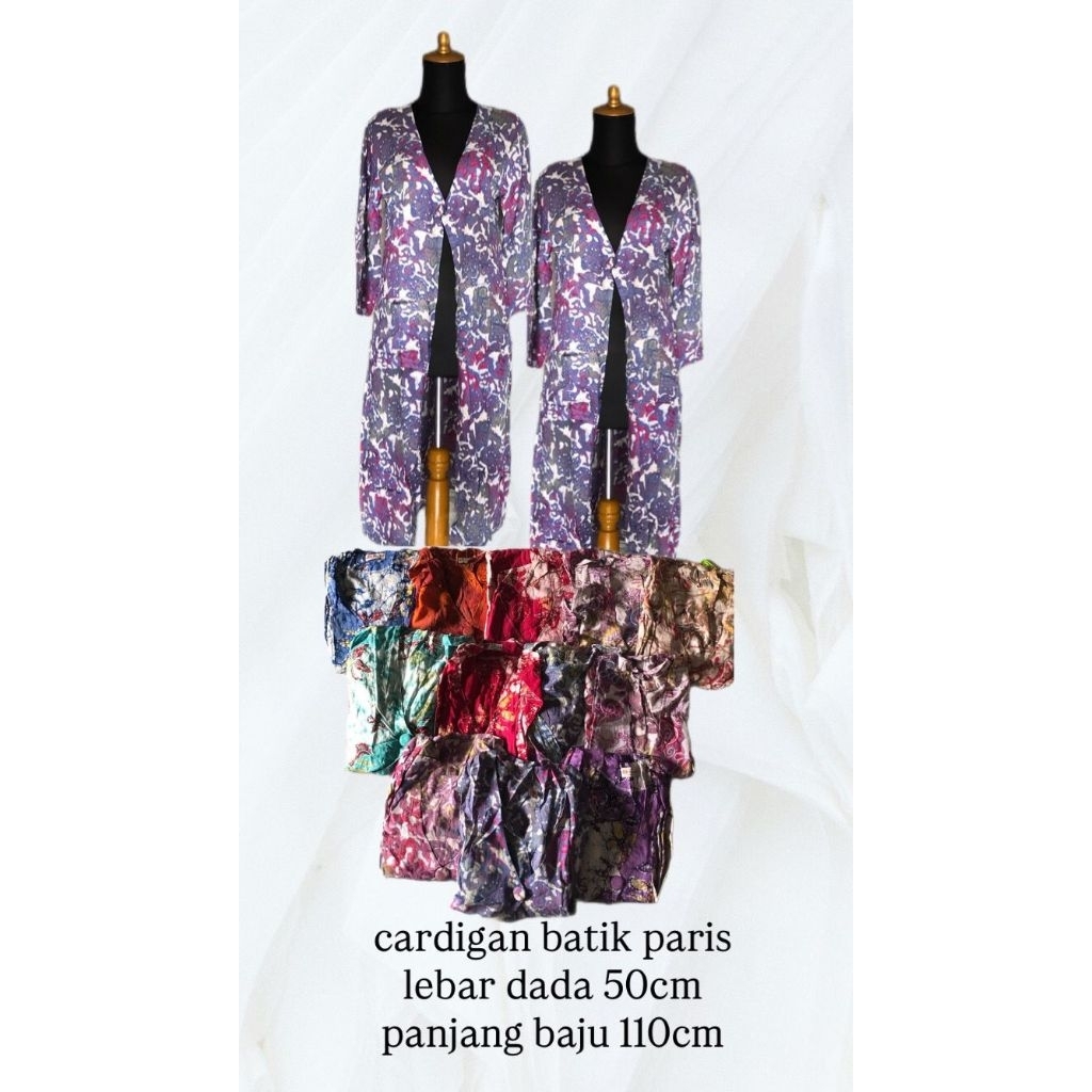 Cardigan batik paris