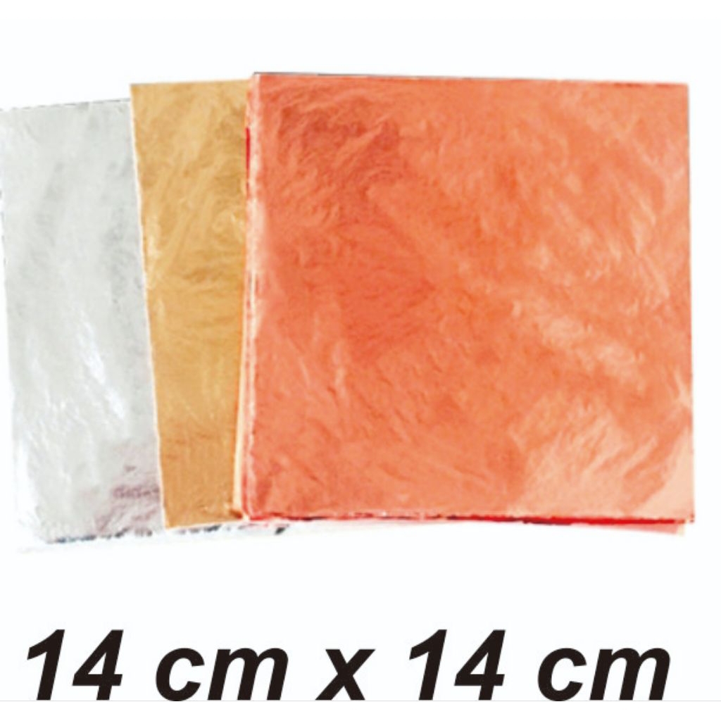 gold foil/prada 14cmx14cm BONUS LEM
