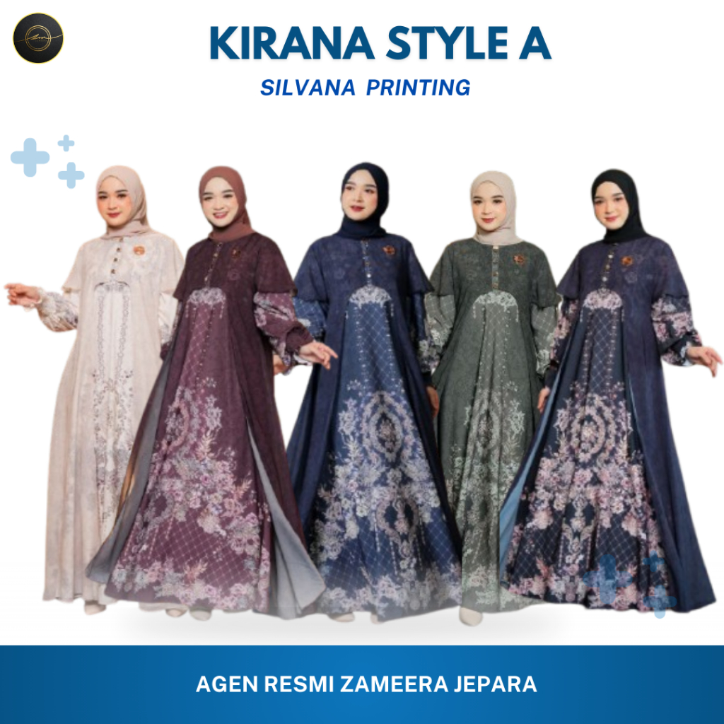 ZAMEERA KIRANA SARIMBIT dress coupel mom kids alus adem silvana premium