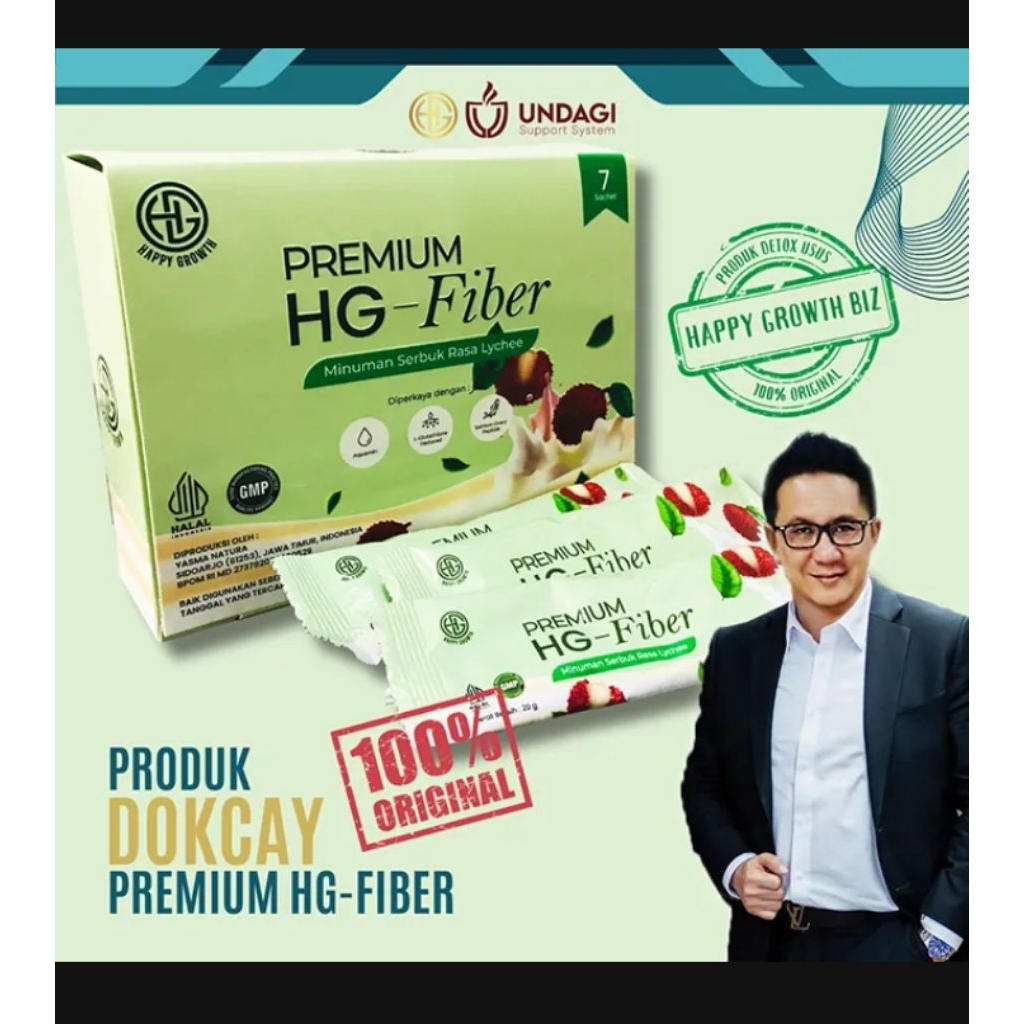 PREMIUM HG FIBER DI FORMULASIKAN PEMBERSIH USUS