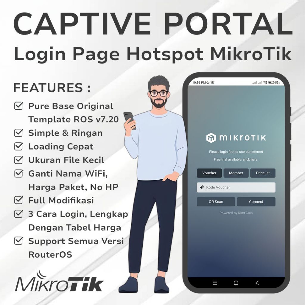 Tema Original Mod - Template Login Page Hotspot Mikrotik Premium