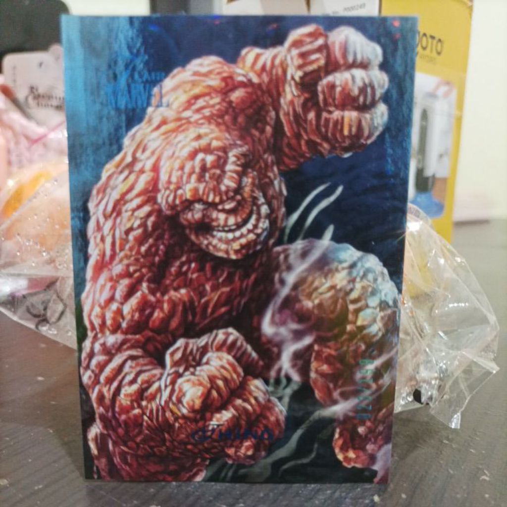 Kartu 2023 Marvel WInter Flair THING The Fantastic Four /199 LIMIT