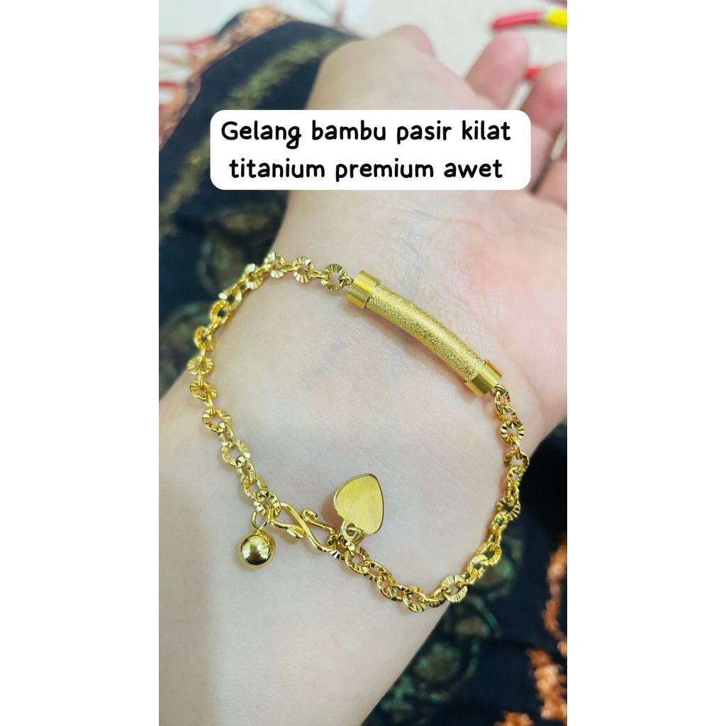 Gelang bambu titanium