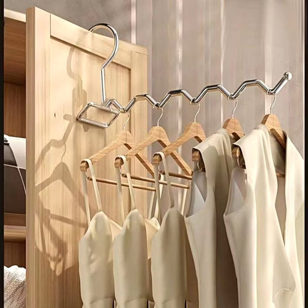 Gantungan Baju 5 Slot - Gantungan Baju stainless