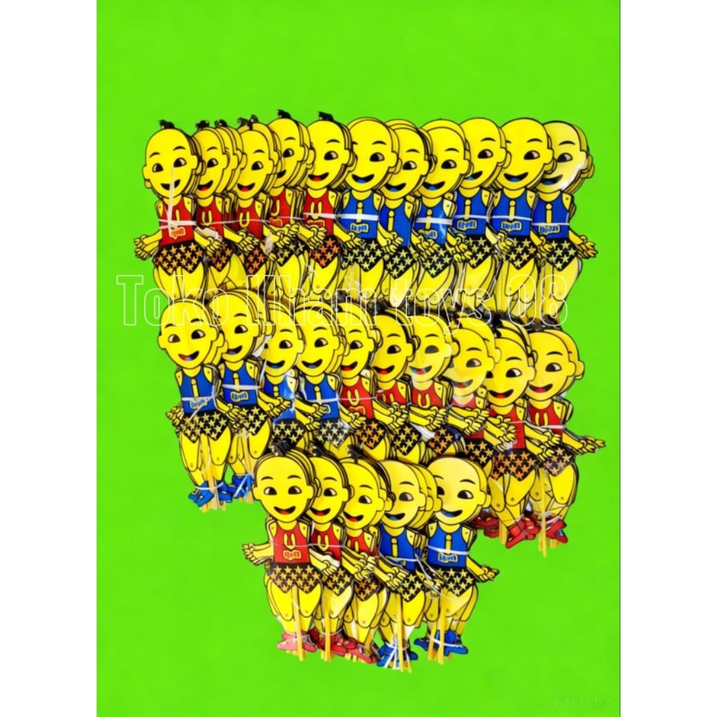 PROMO AWAL TAHUN MAINAN WAYANG JOGED UPIN IPIN  SPONGEBOB/WAYANG TARIK UPIN IPIN/MAINAN TRADISIONAL/