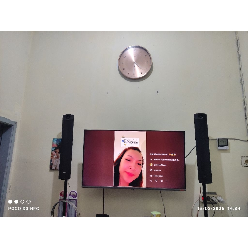 Speaker Tower Sony Bekas Home Theater DAV DZ640K Sepasang