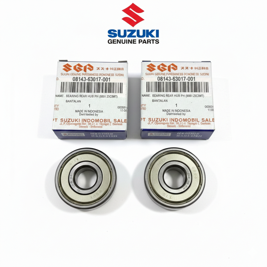 bearing roda depan set isi 2 shogun 125 sp 2005 tipe velg racing original sgp 08143-63017-001