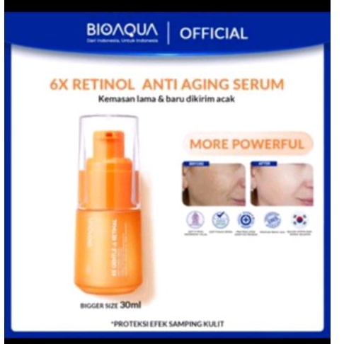 Bioaqua retinol anti aging serum