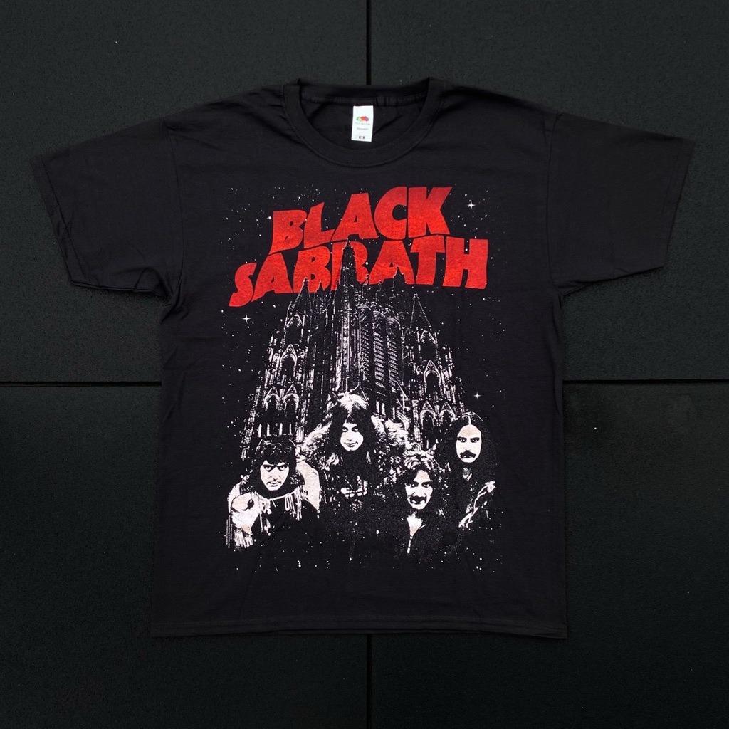 Tshirt Band Pria Wanita Black Sabbath - Sabbath Bloody Sabbath Original Official