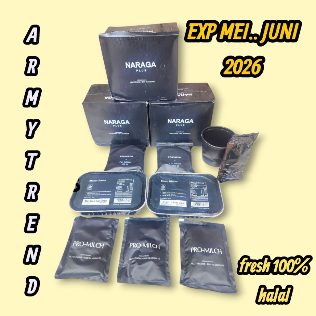 100% ASLI RANSUM NARAGA PLUS TNI EXP FEBRUARI RANDOM 2026 / RANSUM NARAGA TNI / TERMURAH NARAGA PLUS