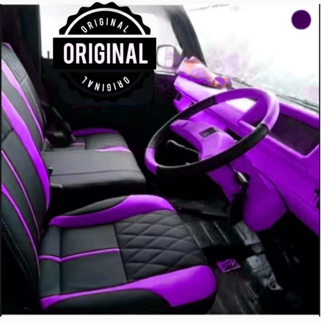 Cover Jok Mobil Pick Up SS Futura / Carry / L300 – Premium – Full Set Depan Belakang – Jahit Diamond