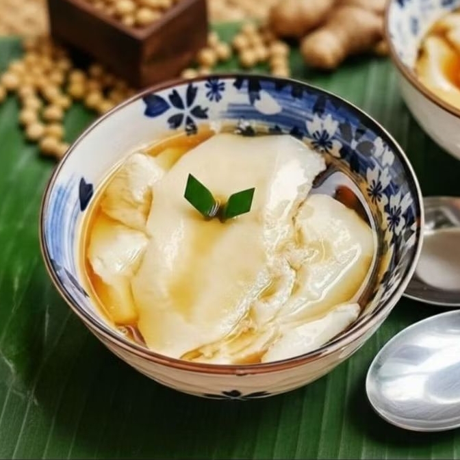 Wedang Kembang Tahu Jahe Hangat sehat menyegarkan by imami