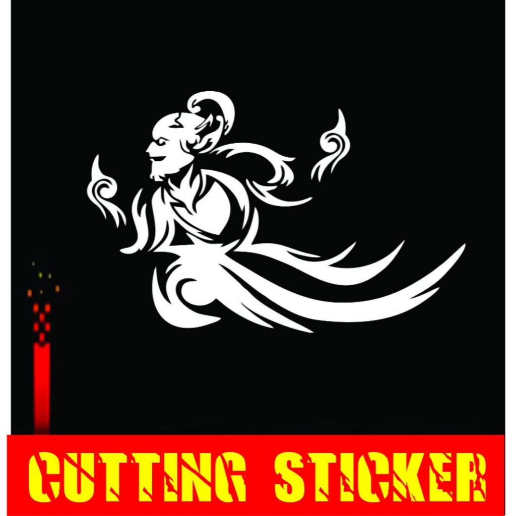 Stiker Cutting Wayang Bus Po Haryanto Tahan Air