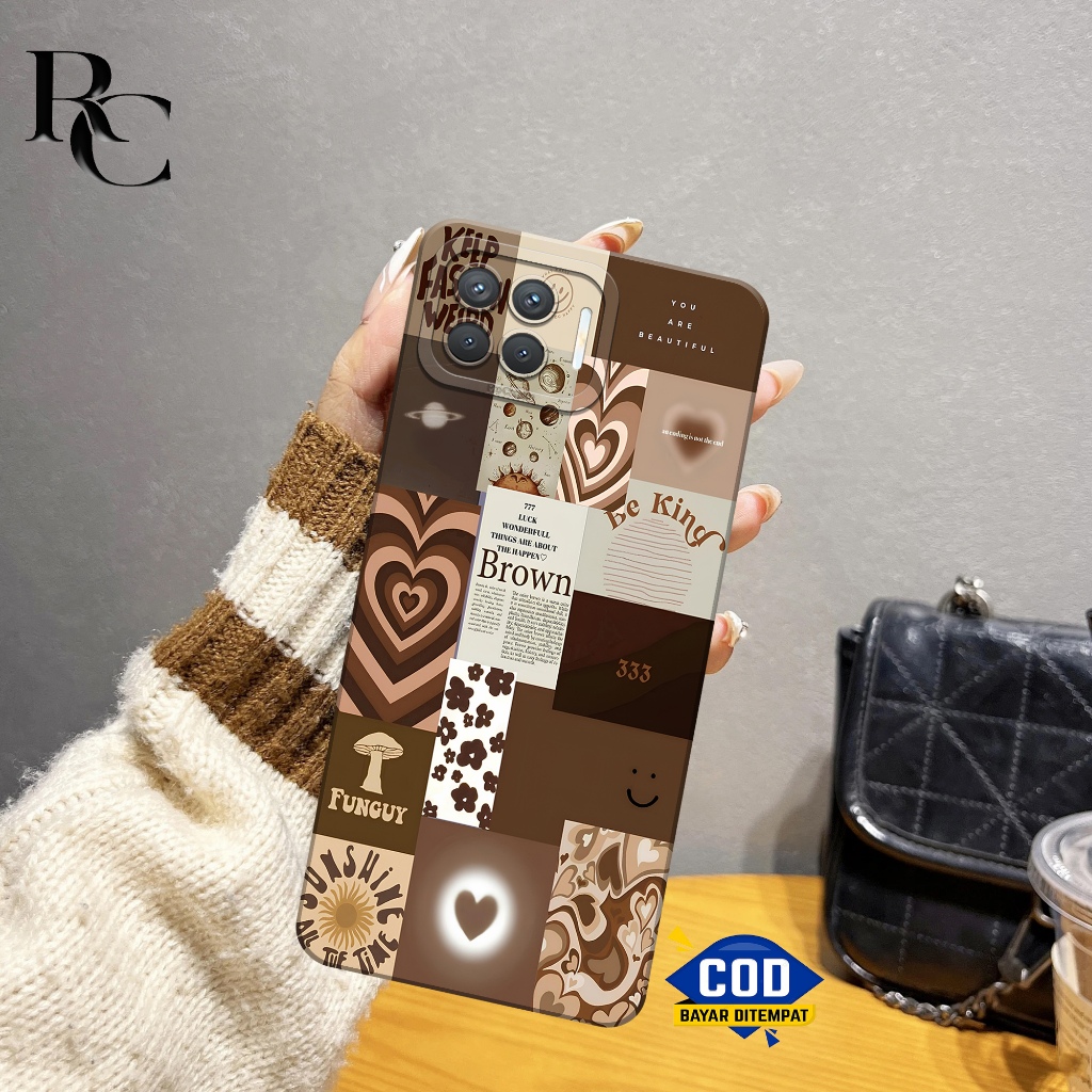 Case Oppo Reno 4F Fashion Motif Aesthetic Oppo Reno 4F Sofcase Oppo Reno 4F Casing Oppo Reno 4F Kesi