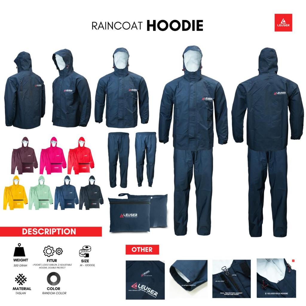 Leuser Raincoat + Hoodie Unisex