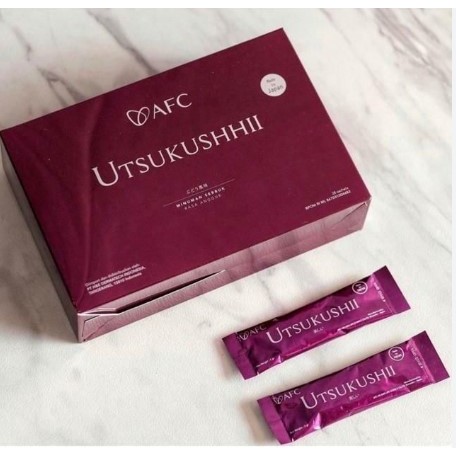 Utsukushii Gold Original Japan Utsukushii AFC Asli isi 28 Sachet Utsukushi Gold