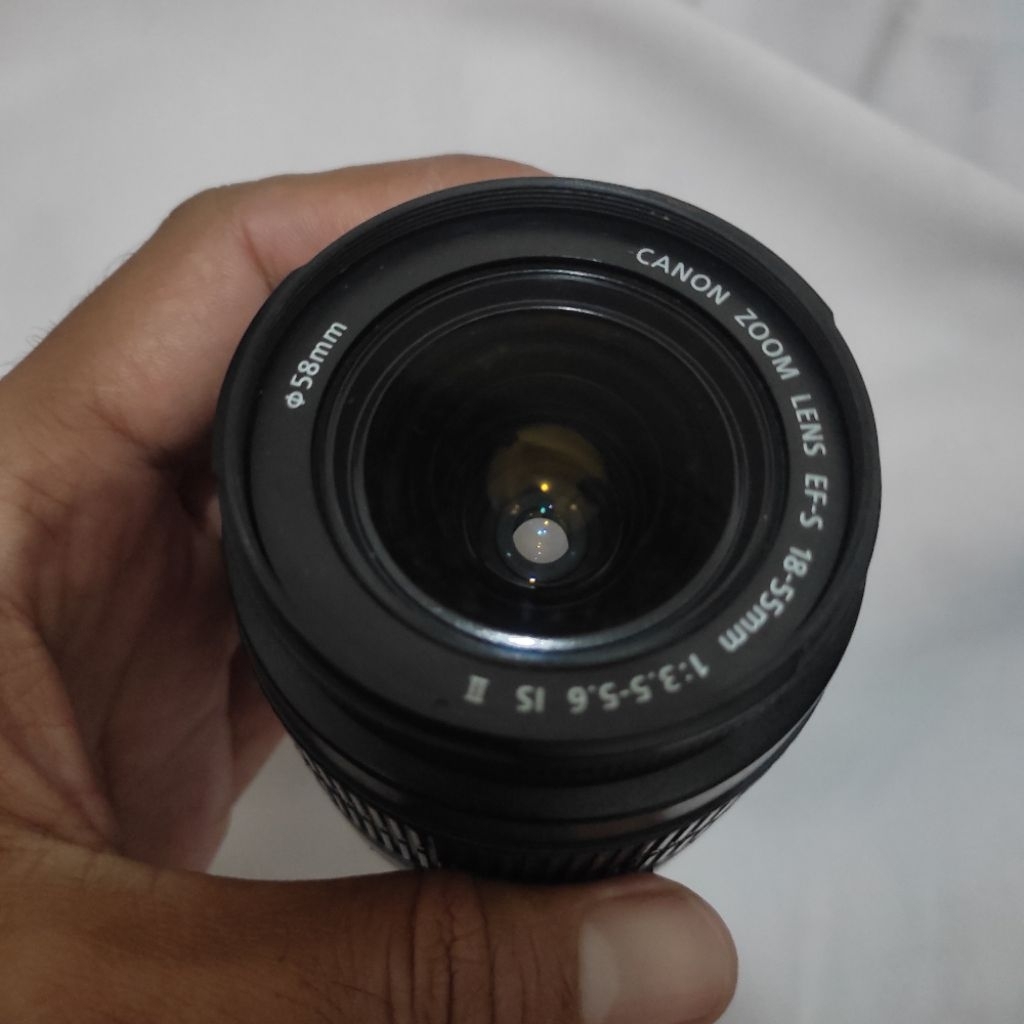 Lensa canon 18 55 bekas original