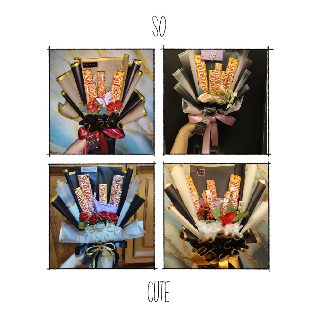 Promo Valentine  Buket / bouquet Coklat silverqueen, buket wisuda buket cokelat buket mewah