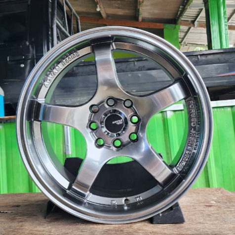 1 Set ADVAN GT R16 H8 PCD 100/ 114,3 ET 38