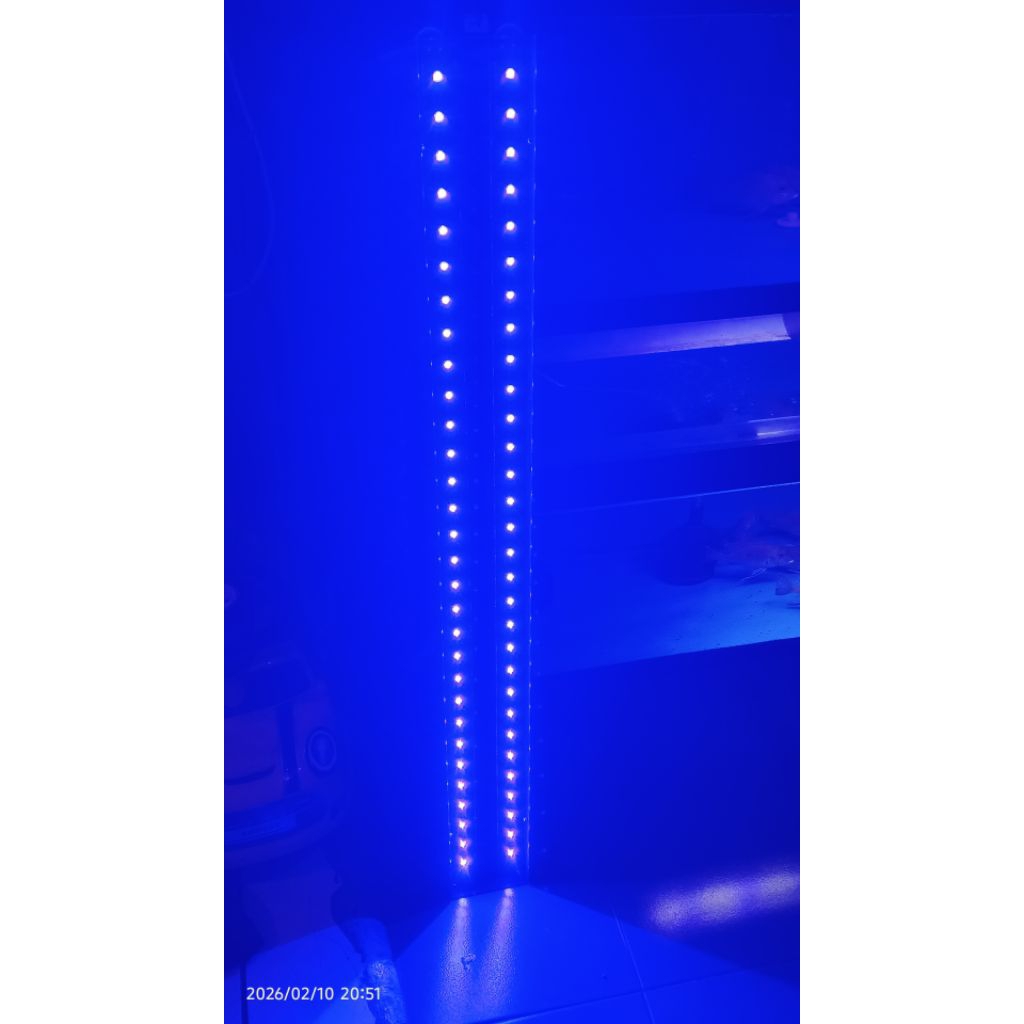 lampu HPL 100cm 2 baris