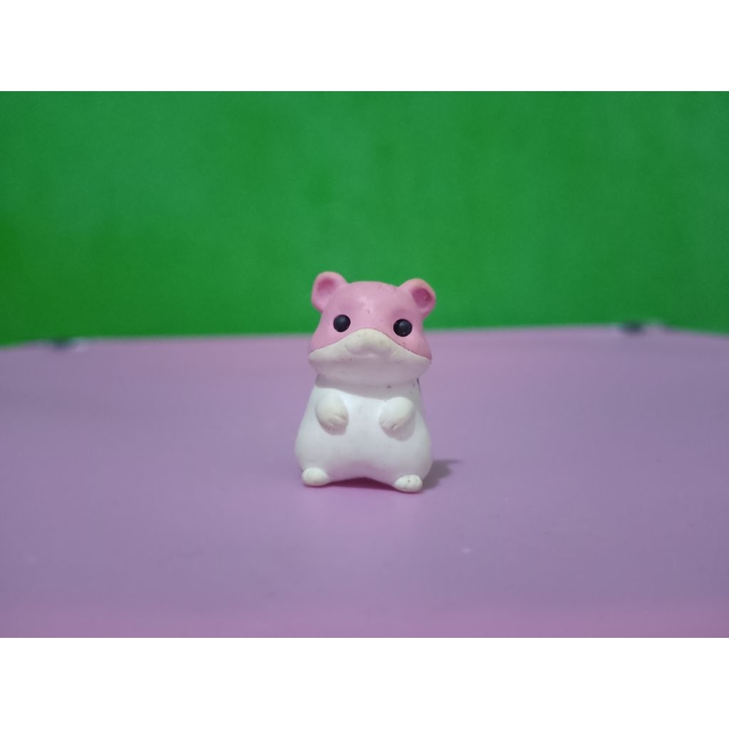 Figure Hewan Hamster Hamtaro Murah Retro Vintage Rare Koleksi Mainan Anak Anak Nostalgia Jadul