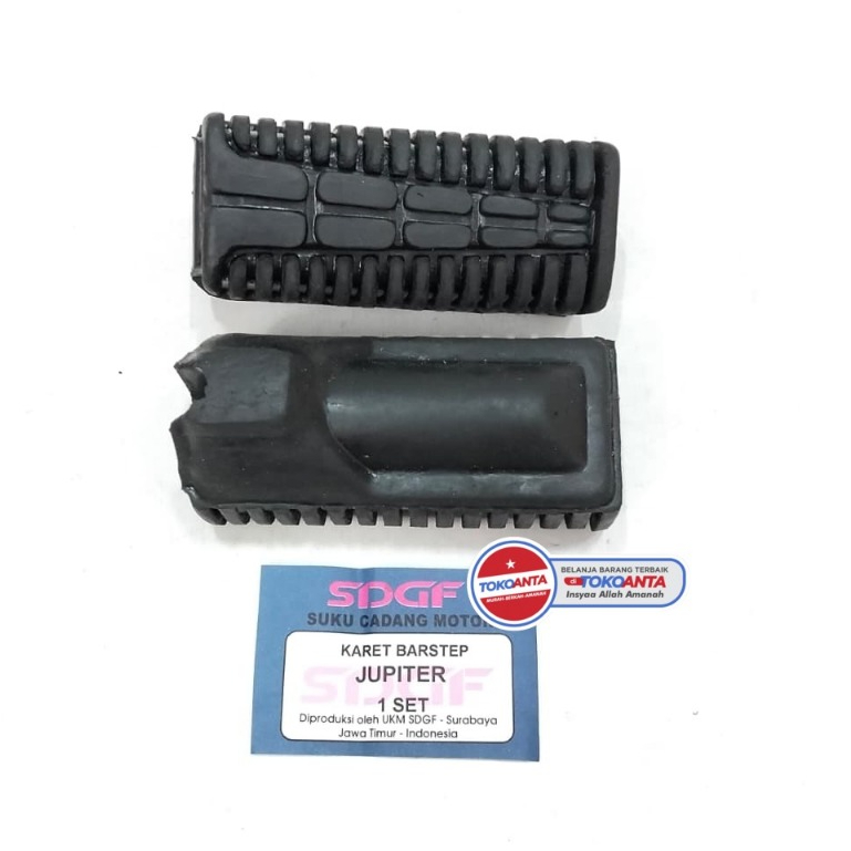 Karet Footstep Barstep Pijakan Kaki Depan Motor Jupiter Z Vega R Old Lama Crypton Merk SDGF