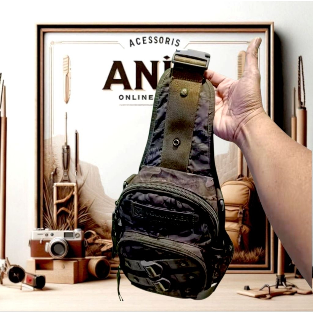 TAS SLEMPANG VOLUNTEER CAMO/TAS SLING VOLUNTEER CAMO