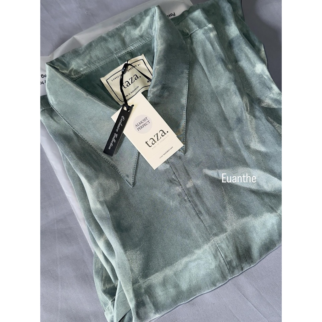TAZA FAYE BARREL SLEEVE OCEAN BLUE M