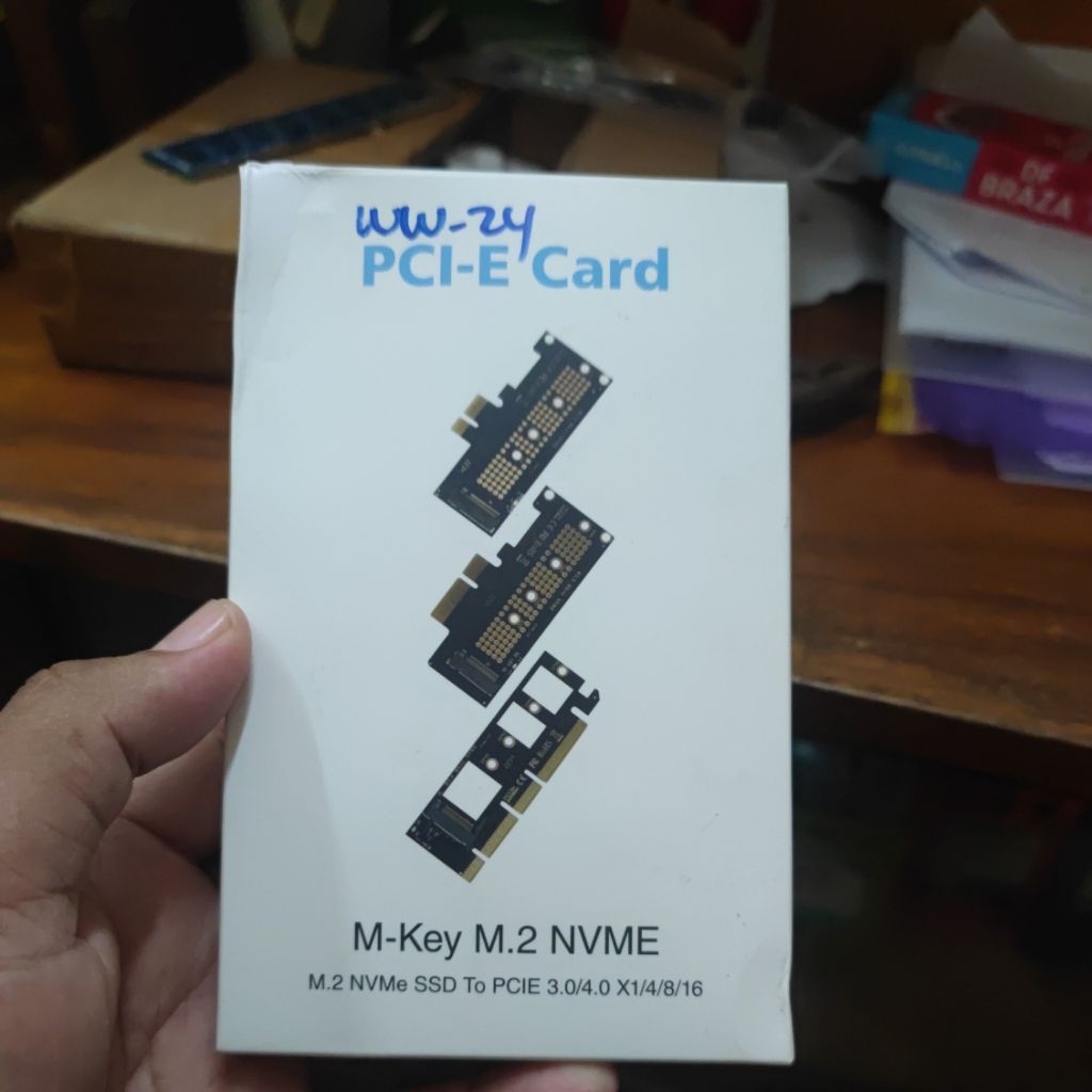 adapter pcie x4 untuk m.2 nvme